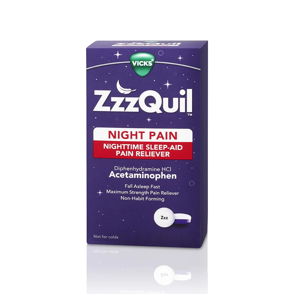 ZzzQuil Nigh Pain GelTabs