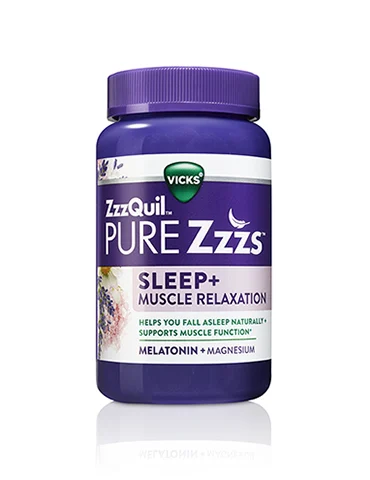 PURE Zzzs Muscle Relaxation melatonin gummies