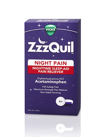 ZzzQuil Nigh Pain GelTabs